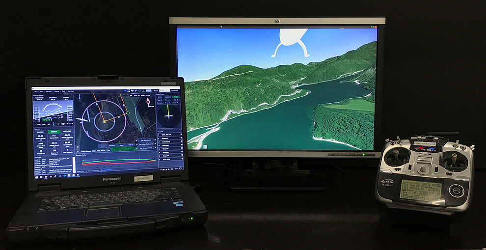 Groundstation-Sim-Dunkel