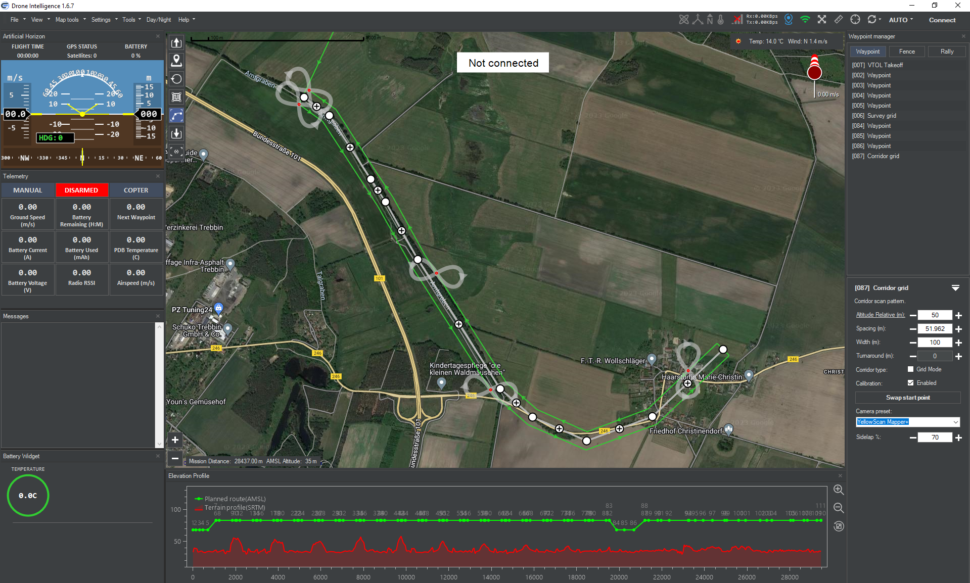 Songbird 150 High Precision mapping Yellowscan LiDARS