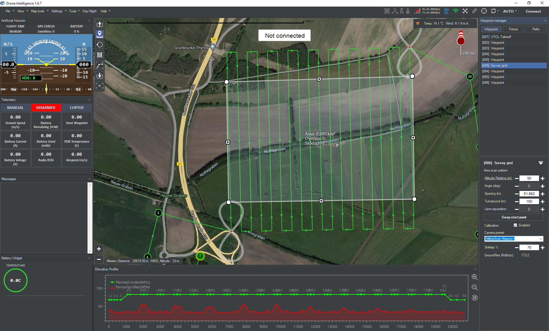 Songbird 150 High Precision mapping Yellowscan LiDARS